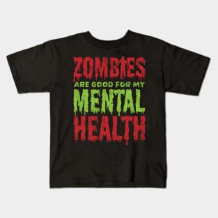 Scary Bloody Classic Horror Zombie Movies Film Lovers Kids T-Shirt